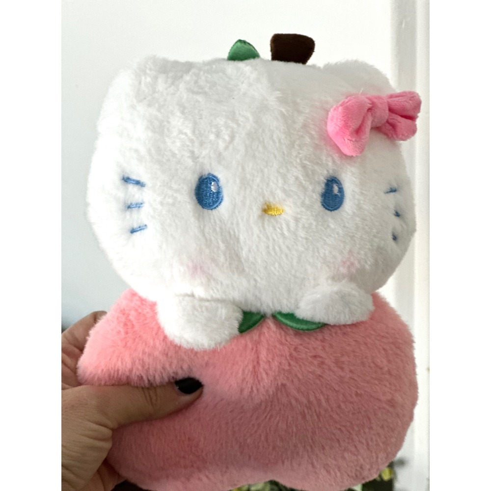 Sanrio Hello Kitty pastel apple plush soft cute‎ kawaii 9" stuffed animal pink